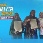 Warga Sambut Hangat, Tim Kantah Kabupaten Banjar Serahkan Sertipikat PTSL kepada Masyarakat Desa Kelampaian Ilir